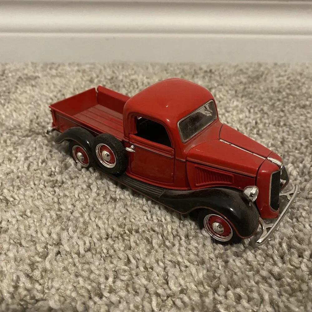 1936 V-8 Ford Pickup, by Arko - Red with Black fenders